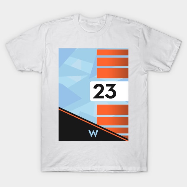 Alex Albon Williams 2023 Special T-Shirt by F1LEAD